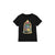 Front - Beauty And The Beast Childrens/Kids Stained Glass T-Shirt