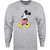 Front - Disney Womens/Ladies Strides Mickey Mouse Washed Sweatshirt