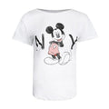 Front - Disney Womens/Ladies Mickey Mouse New York T-Shirt