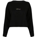 Front - Disney Womens/Ladies Rainbow Crop Sweatshirt