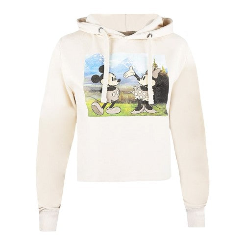 Mickey mouse cropped hoodie best sale