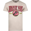 Front - Jurassic Park Mens Survival Training Cotton T-Shirt