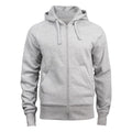 Front - Clique Unisex Adult Harper Melange Full Zip Hoodie