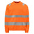 Front - Projob Mens Reflective Tape Sweatshirt