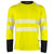 Front - Projob Mens Reflective Tape Sweatshirt