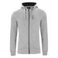 Front - Clique Mens Classic Melange Full Zip Hoodie