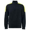 Front - Projob Mens Half Zip Sweatshirt