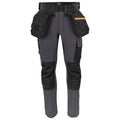 Front - Projob Mens Stretch Cargo Trousers