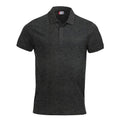 Front - Clique Mens Classic Lincoln Melange Polo Shirt