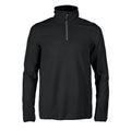 Front - Printer RED Mens Railwalk Half Zip Fleece Top