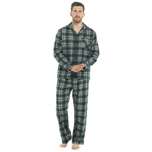 Tom Franks Mens Traditional Check Pyjamas