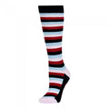 Front - Dublin Childrens/Kids Multi Stripe High Riding Socks