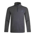 Front - Weird Fish Mens Sterling Herringbone Quarter Zip Fleece Top