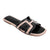 Front - Where´s That From Womens/Ladies Surge Cut Out Instep Strap Flat Sandals