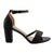 Front - Where´s That From Womens/Ladies Perla Ankle Strap Medium Block Heel Sandals