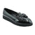 Front - Where´s That From Womens/Ladies Alpha Bow Slip-on Loafers