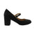 Front - Where´s That From Womens/Ladies Araceli Suede Wide Block Heel Mary Janes