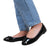 Front - Where´s That From Womens/Ladies Bexley Patent Faux Leather Slip-on Flat Pumps