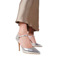 Front - Where´s That From Womens/Ladies Reflex Metallic Pointed High Heels