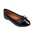 Front - Where´s That From Womens/Ladies Janice Bow Extra Wide Ballerina Flats