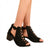 Front - Where´s That From Womens/Ladies Reydah Criss-Cross Faux Suede Block Heel Sandals