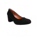 Front - Where´s That From Womens/Ladies Melrose Suede Medium Block Heel Court Shoes