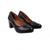 Front - Where´s That From Womens/Ladies Melrose Wide Medium Block Heel Court Shoes