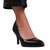 Front - Where´s That From Womens/Ladies Paola PU Pointed Mid High Heel Court Shoes