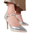 Front - Where´s That From Womens/Ladies Reflex Pointed Wide High Heels