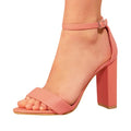 Front - Where´s That From Womens/Ladies Skye PU Strappy Buckle Block Heel Sandals