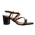 Front - Where´s That From Womens/Ladies Sidra PU Crossover Strap Extra Wide Medium Block Sandals