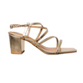 Front - Where´s That From Womens/Ladies Sidra Crossover Strap Mid High Block Sandals