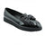 Front - Where´s That From Womens/Ladies Alpha Bow Detail Extra Wide Loafers