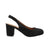 Front - Where´s That From Womens/Ladies Edith PU Sling Back Wide Block Heel Shoes