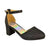 Front - Where´s That From Girls Abena Glitter Closed Toe Mid High Block Sandals