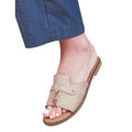 Front - Where´s That From Womens/Ladies Sandra Fringe Flat Sliders