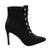 Front - Where´s That From Womens/Ladies Blythe Faux Suede Pointed Button Detail Mid Heel Ankle Boots