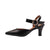 Front - Where´s That From Womens/Ladies New Diamante PU Buckle Detail Wide Mid Heel Sandals