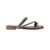 Front - Where´s That From Womens/Ladies Dream Diamante Faux Leather Strappy Extra Wide Flat Sliders