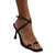 Front - Where´s That From Womens/Ladies Florida Barely There Faux Leather Crossover Strap Wide High Heels