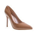 Front - Where´s That From Womens/Ladies Kyra Patent Leather Pointed Wide High Stiletto Heel Pumps