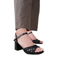 Front - Where´s That From Womens/Ladies Rise Braided PU Block Heel Sandals