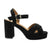 Front - Where´s That From Womens/Ladies Marcia Strappy Suede Platform High Heels