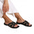 Front - Where´s That From Womens/Ladies Crete Crossover Strap Wide Sliders