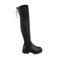 Front - Where´s That From Womens/Ladies Dawn Chunky PU Knee-High Boots