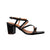 Front - Where´s That From Womens/Ladies Sidra Faux Leather Crossover Strap Medium Block Heel Sandals