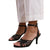 Front - Where´s That From Womens/Ladies Cyprus PU Multi Crossover Strap Wide Mid Heel Sandals