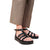 Front - Where´s That From Womens/Ladies Dubai PU Mid Platform Gladiator Sandals