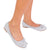 Front - Where´s That From Girls Truth Glitter Slip-on Ballerina Flats