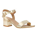 Front - Where´s That From Womens/Ladies Zephyr Strappy Faux Leather Peep Toe Medium Block Heel Sandals